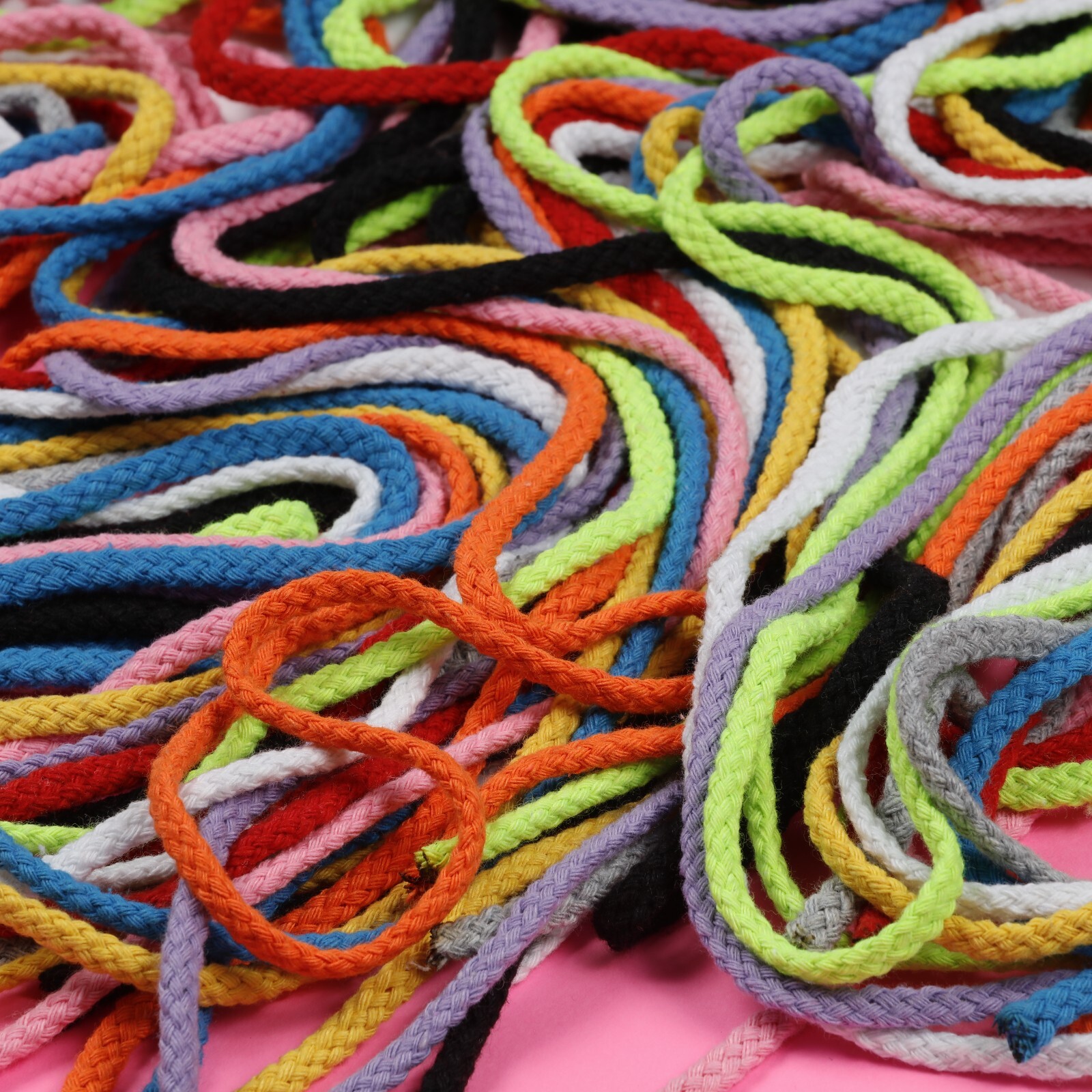 Incraftables 5mm Rope Cord (10 Colors). Best Cotton Macrame Cord 15ft per Color
