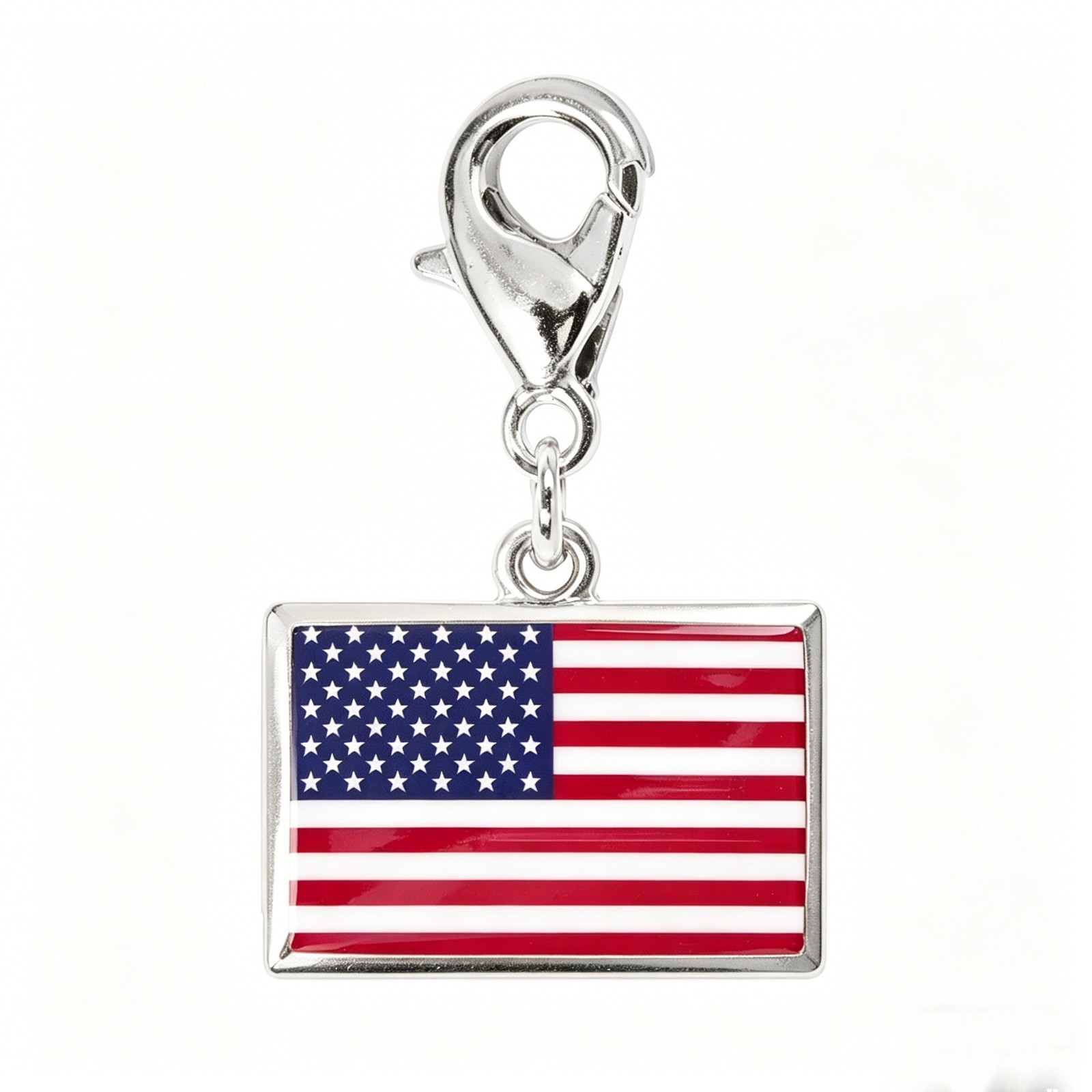Stainless Steel DIY accessories Custom 6.6mm*10mm National Country Flags Charms