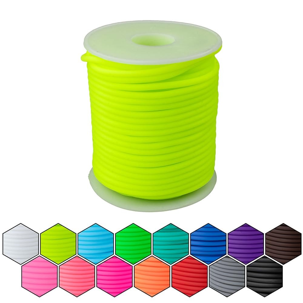 Hollow Tubing – 75 ft Spools of Super Flexible Tubing – Great for Arts & Craf…
