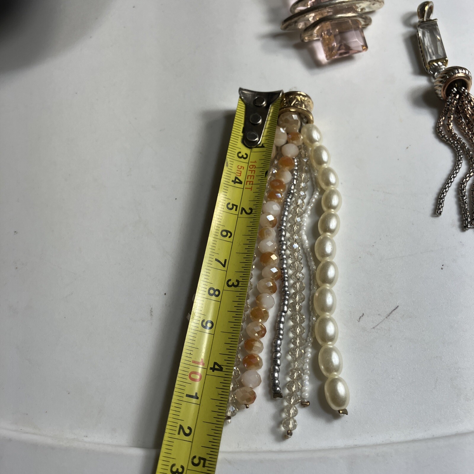 Lot of 3 Vintage Pendants for Keychains or Crafts Unbranded Pre-owned