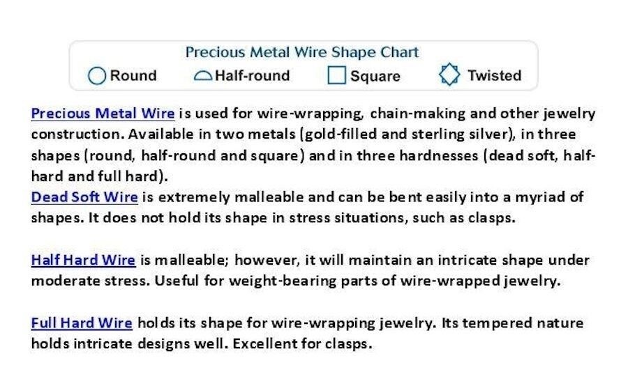 Argentium Sterling Silver 24 Gauge Dead Soft Round Wrapping Wire 25 Feet