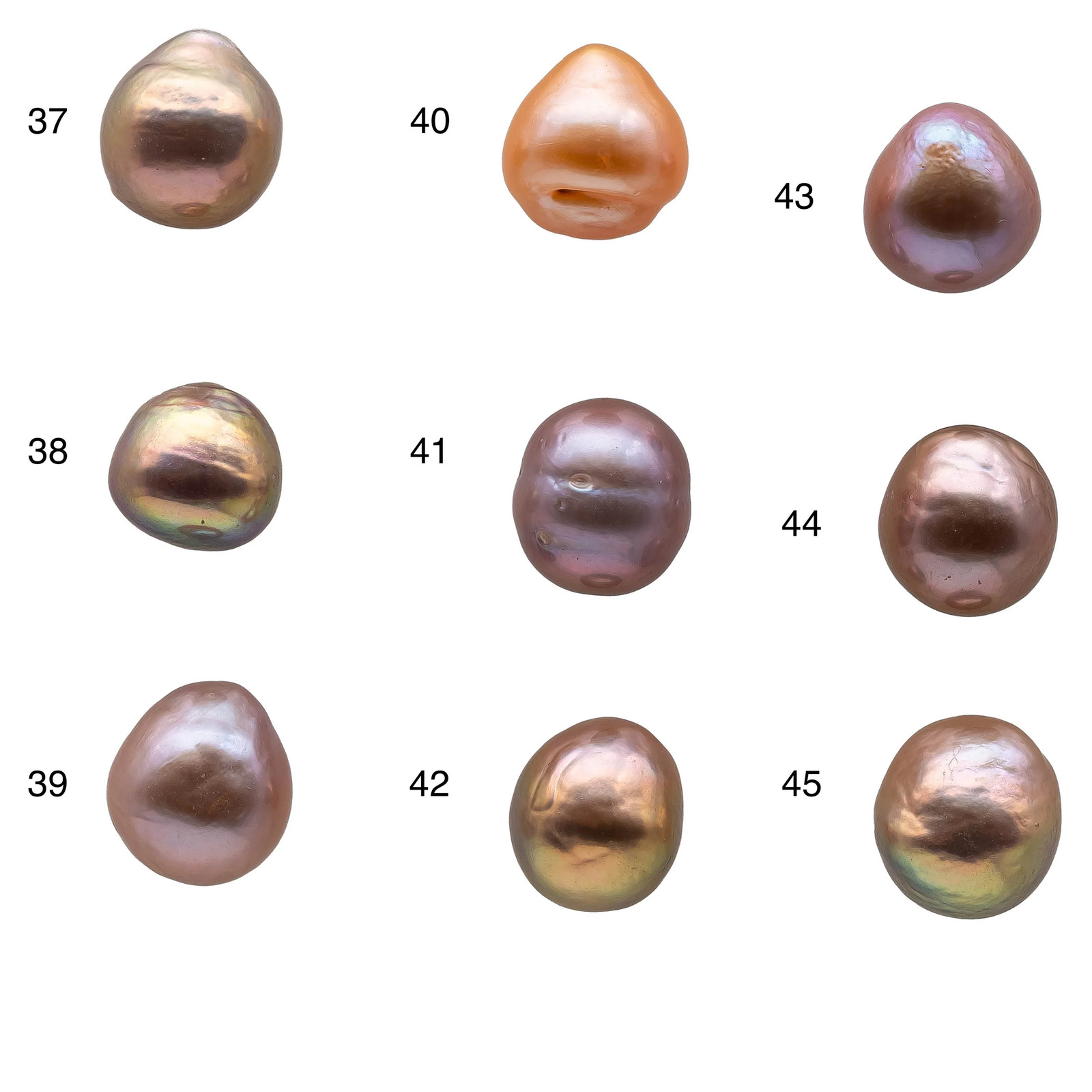 10-11mm Loose Edison Pearl with Very Nice Luster Undrilled Single Piece Freshwa
