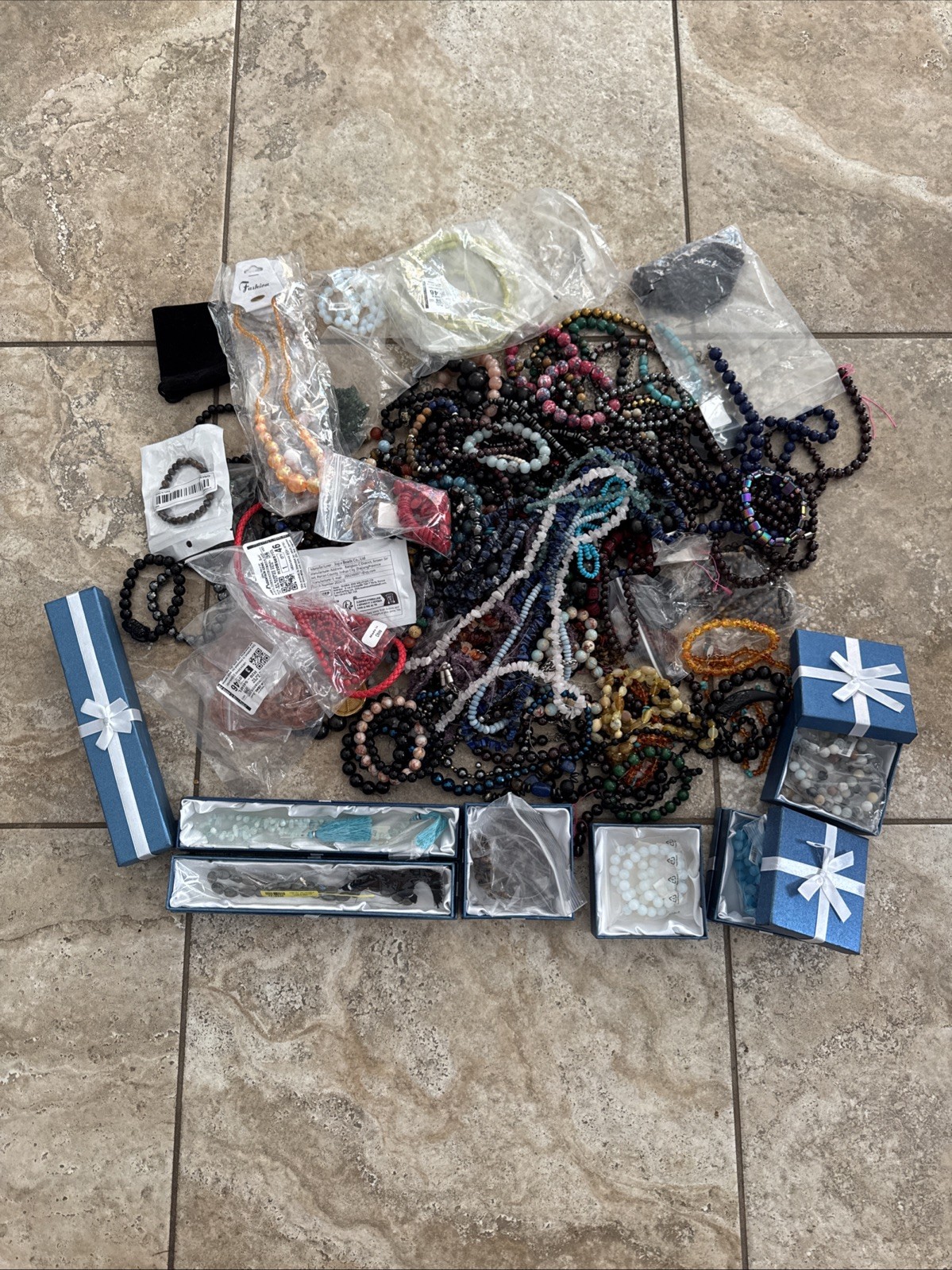 Fire Mountain Jewelry Misc New Sealed Packages & Loose Beads Stones LOT