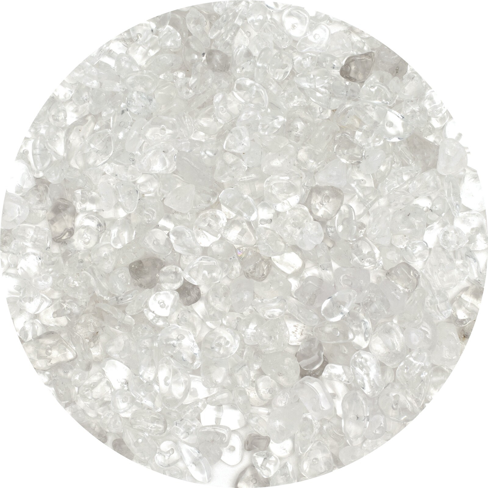 Natural Quartz Crystal Chip Beads 32” Strand 5~8mm Jewelry Making Bulk Loose
