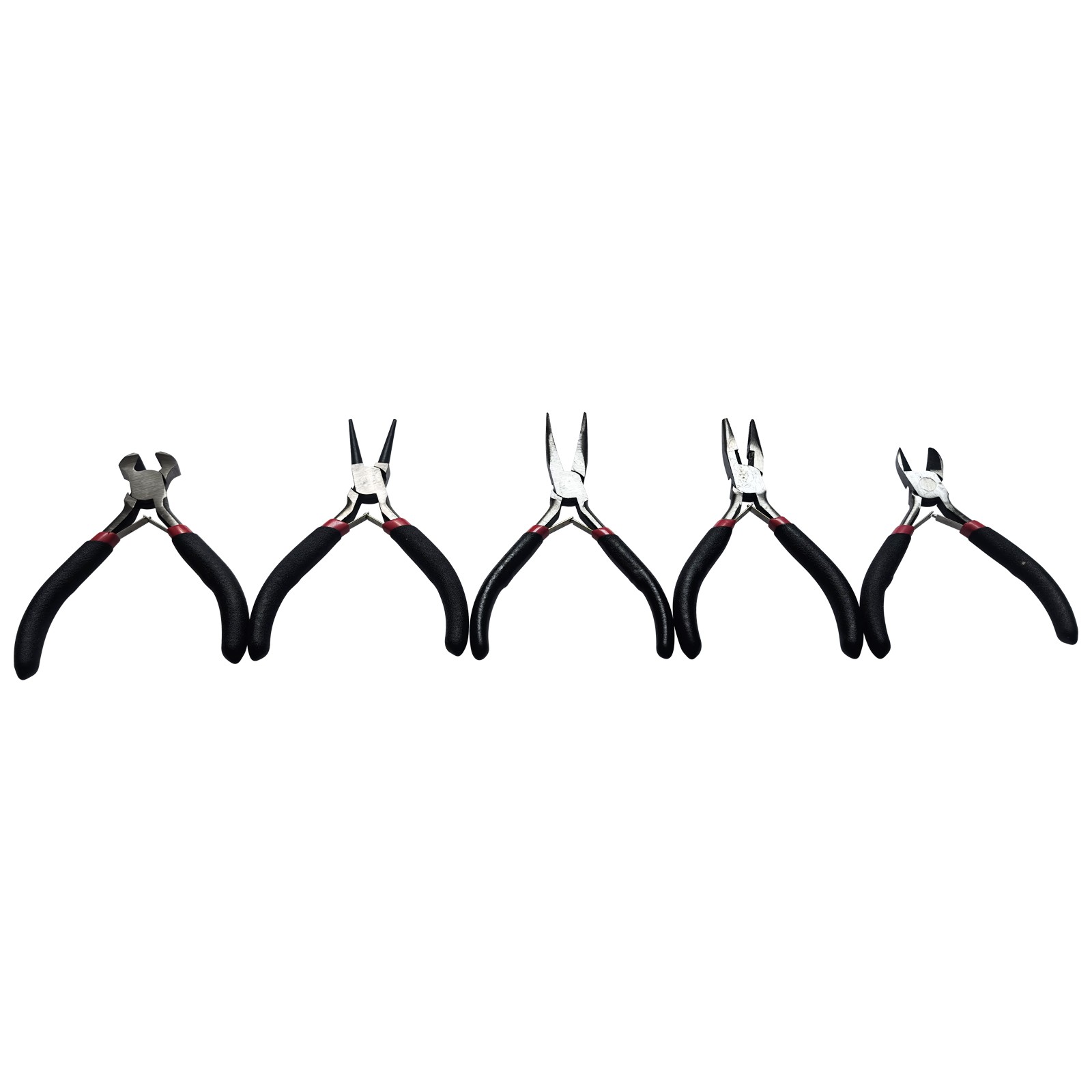 5pcs Jewelers Pliers Set Jewelry Making Beading Wire Wrapping DIY Tool Pliers