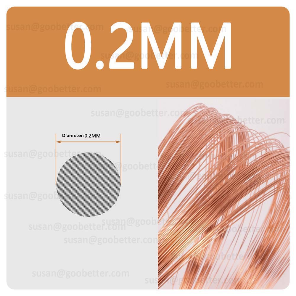 ROUND COPPER WIRE SOLID BARE PURE Unplated 0.2 – 5mm Jewelry Making / Wire Craft