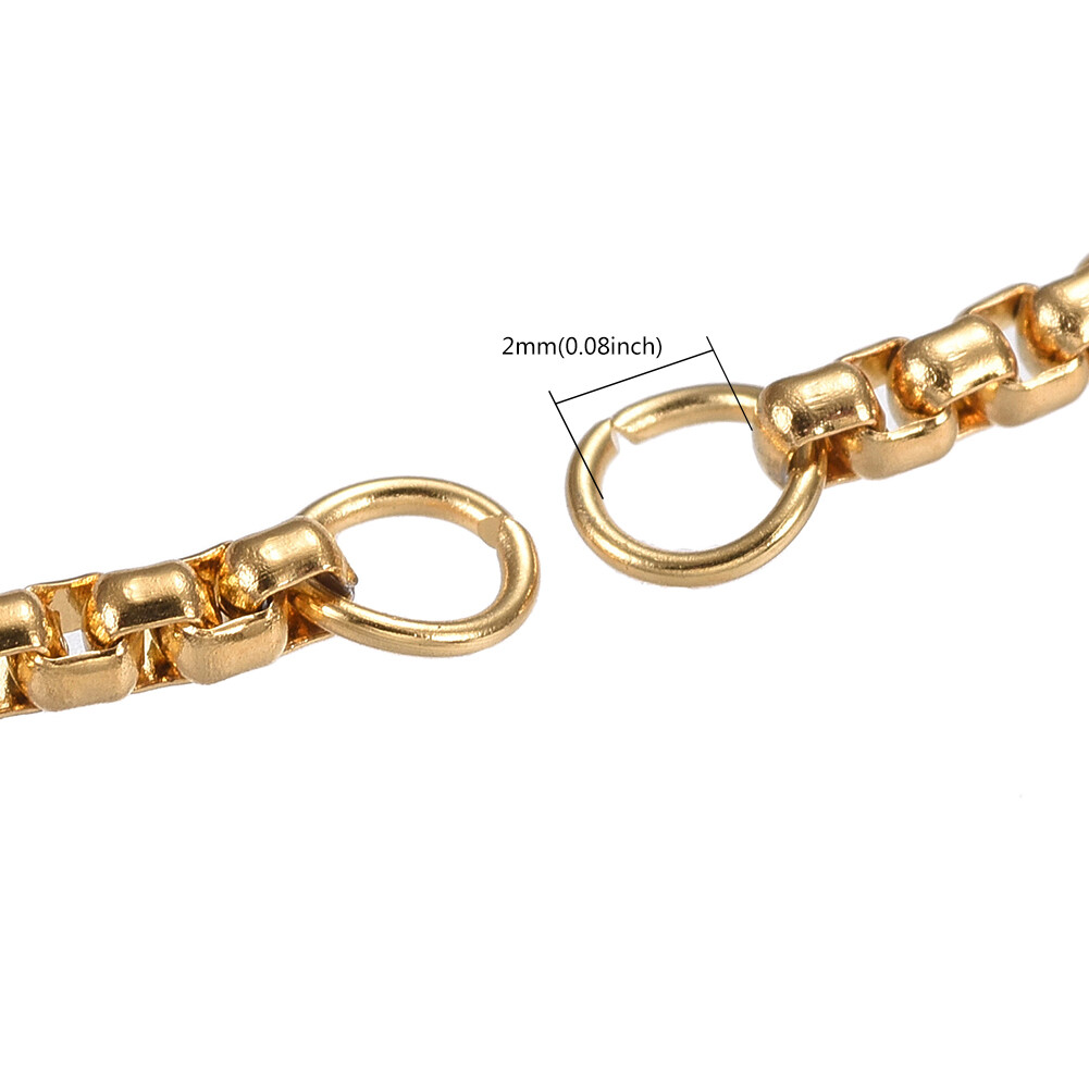 10x Adjustable 304 Stainless Steel Bracelet DIY Making Slider Bracelets