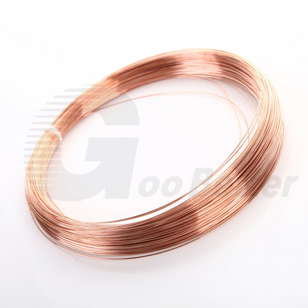 Ø 0.2-5mm Pure Copper Wire Coil Hobby Model Craft Jewelry Wirework Sold By Metre
