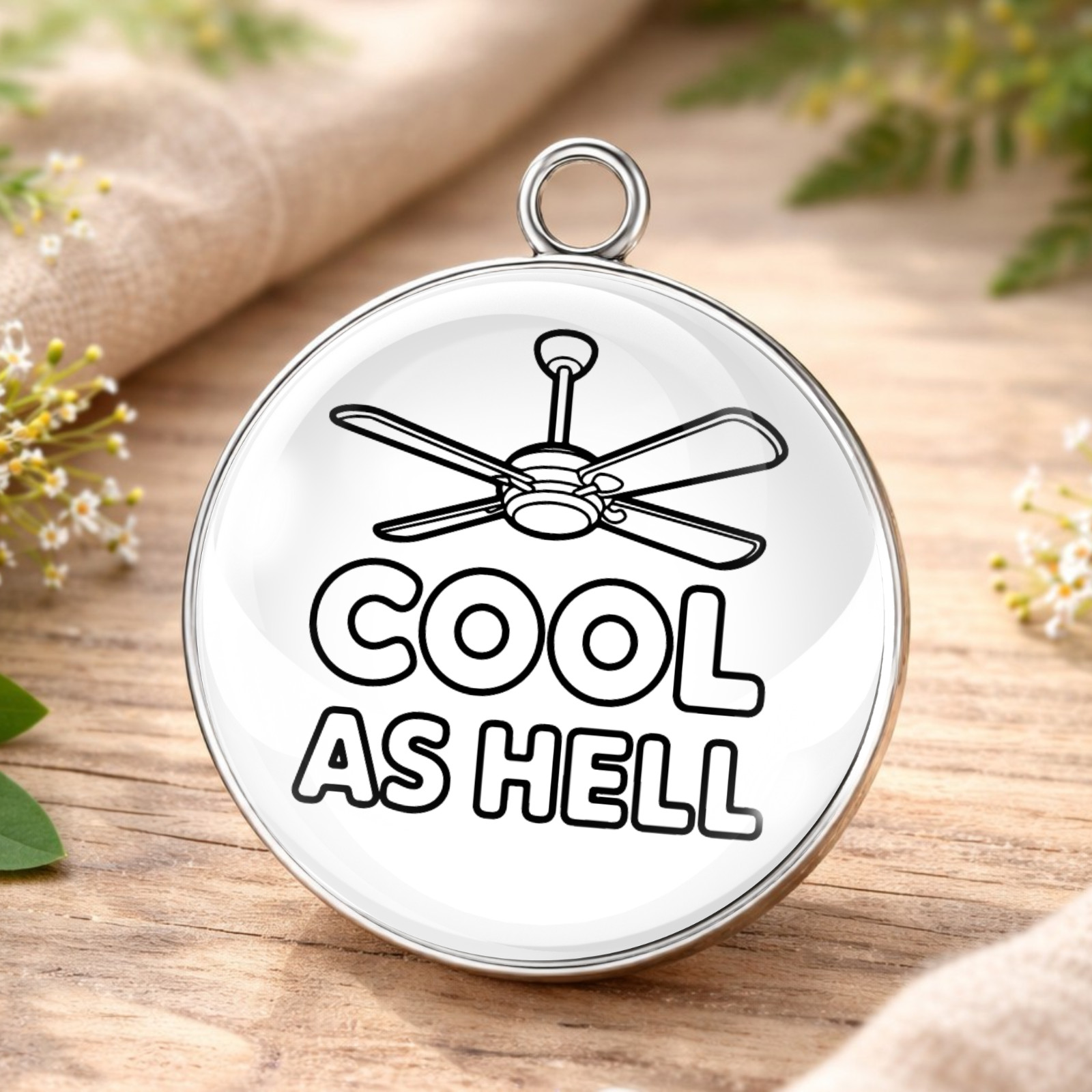 Crude & Rude Quote Charms – Funny Adult Glass Cabochon Charms | DIY Jewelry