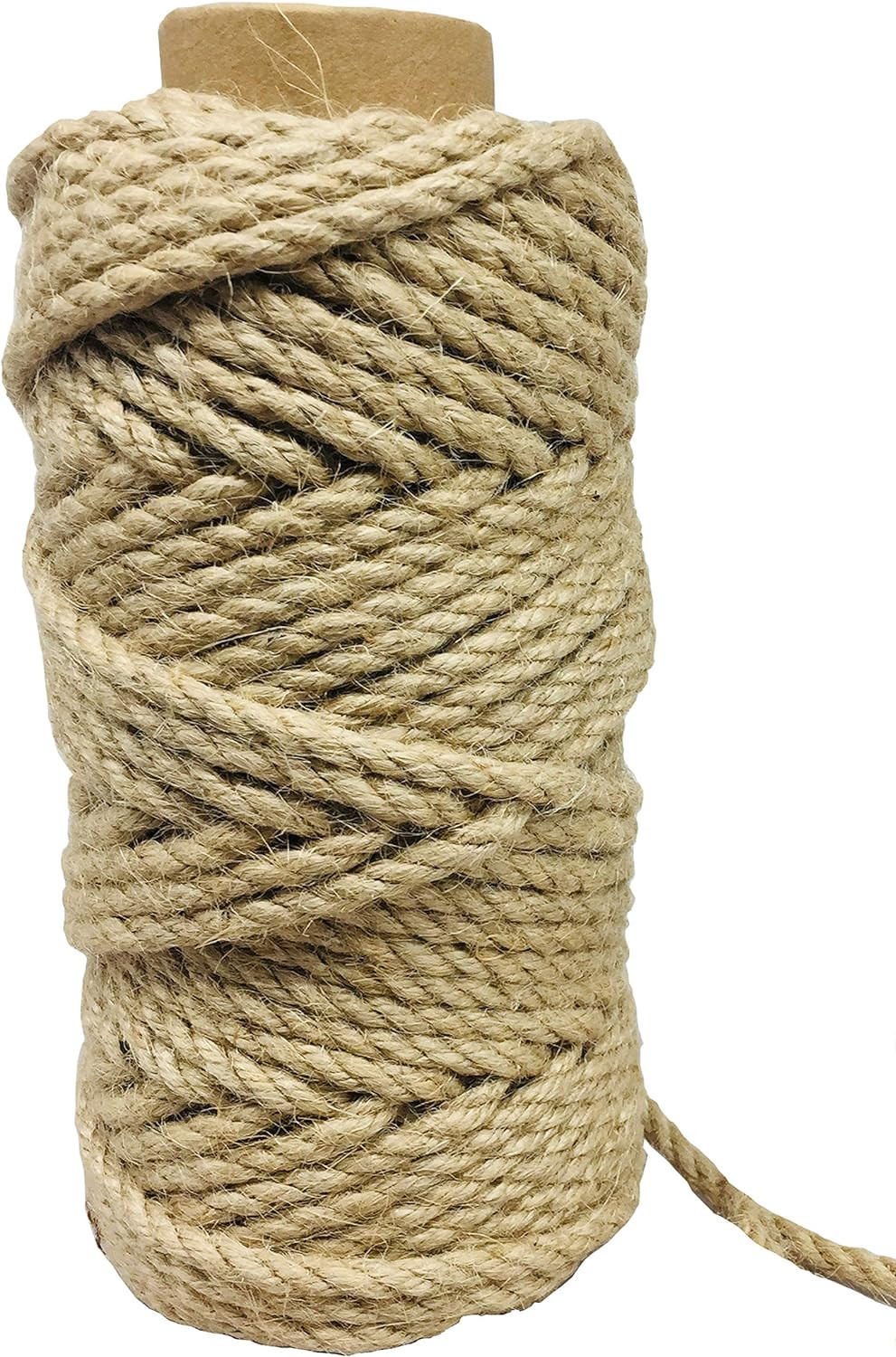 100 Feet 5Mm Jute Twine, Heavy Duty Jute Rope, Natural Hemp Rope for DIY Arts…