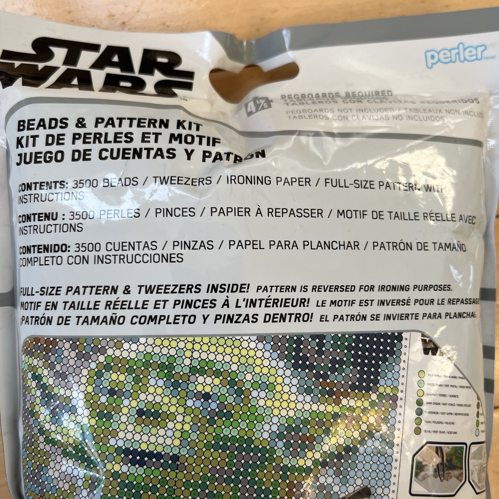 Perler 3500pc Star Wars: YODA Beads & Pattern Kit! Item #80-11143 NEW