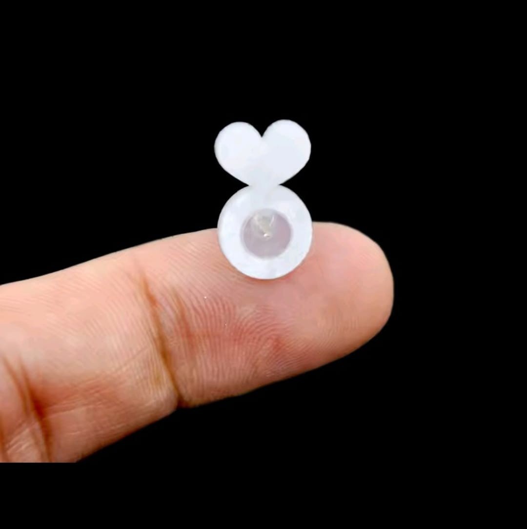 10Pcs Earring Lifter Backs Replacements Rubber Earring Backs for Droopy Ears