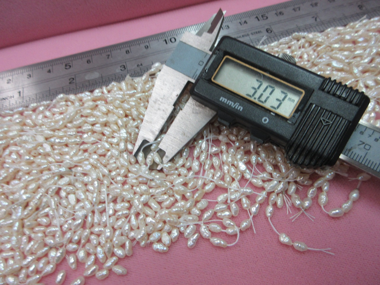 Vtg Loose Freshwater Rice Pearls 80.66 Grams