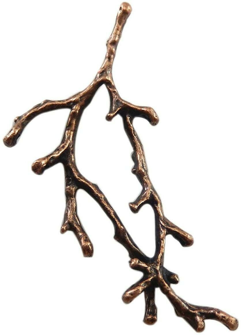 Branch Connector Pendant Antiqued Copper Tree Charms Chandelier Link 52mm