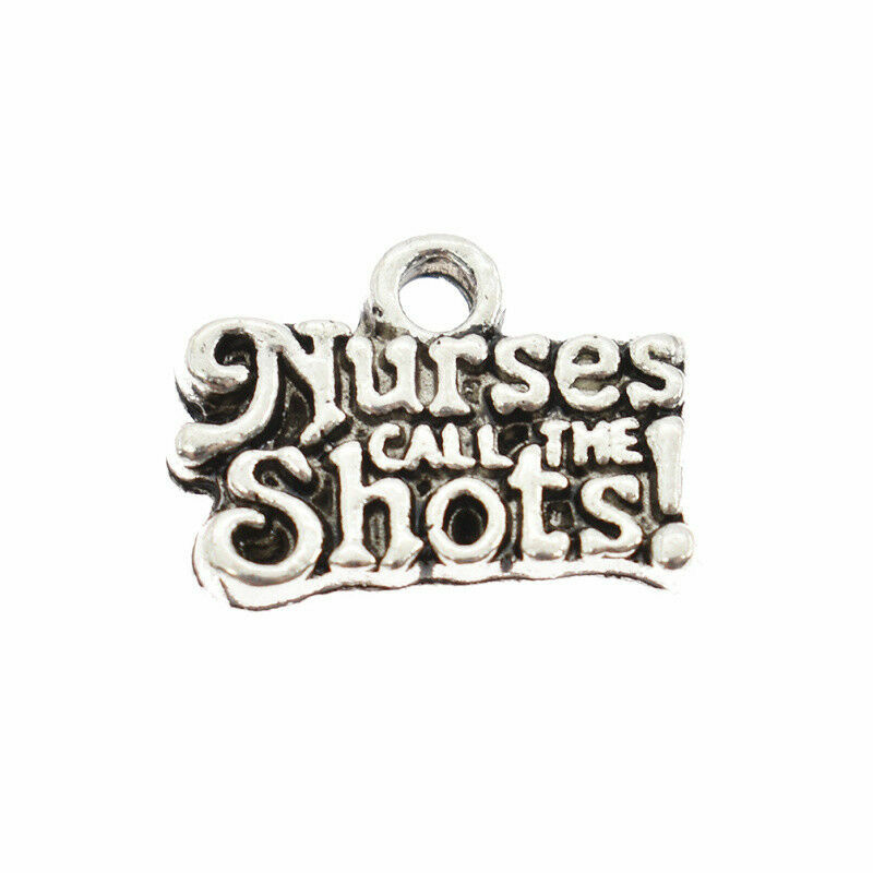 MIXED SET of 6 New NURSES Charms Tibetan Silver Alloy ONE of EACH FREE SHIPPING!
