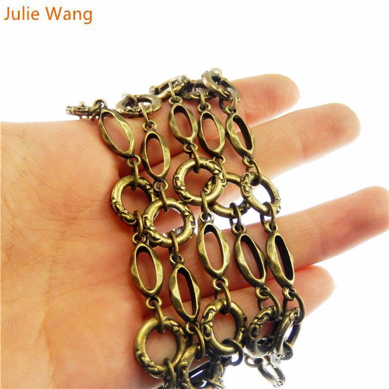 Antique Bronze Vintage Chains – 1 Meter Pack Metal Link Chain Jewelry Making