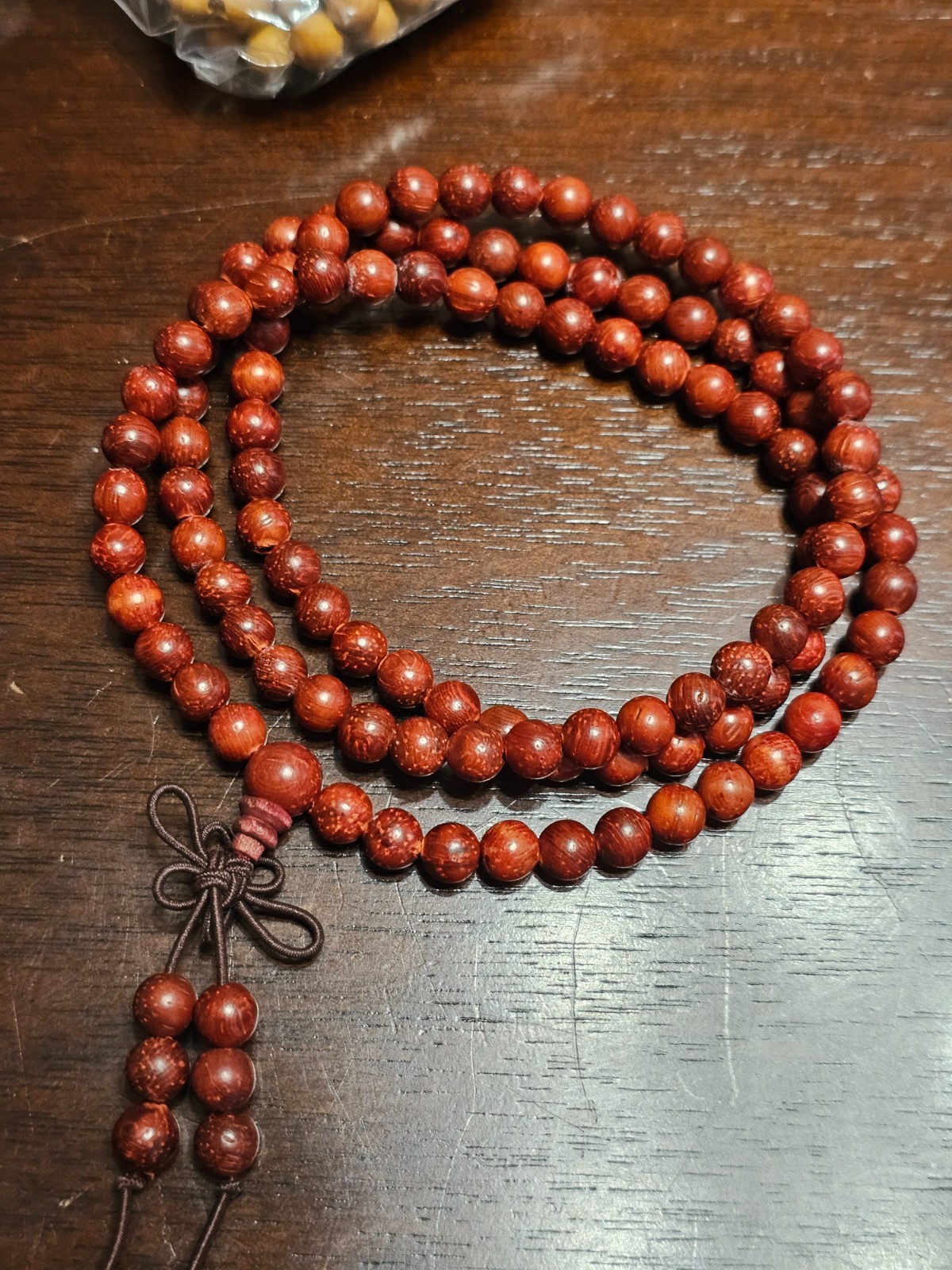 6MM Wood Mala Prayer Buddha Meditation Beads Round BULK LOT 45 STRANDS