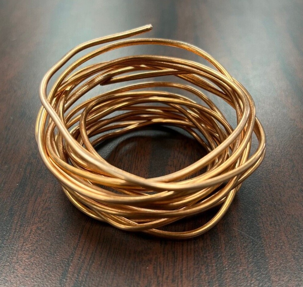 3 Lbs. Bare Copper Wire for Crafts – Half Hard ( 99.9% Pure Copper)