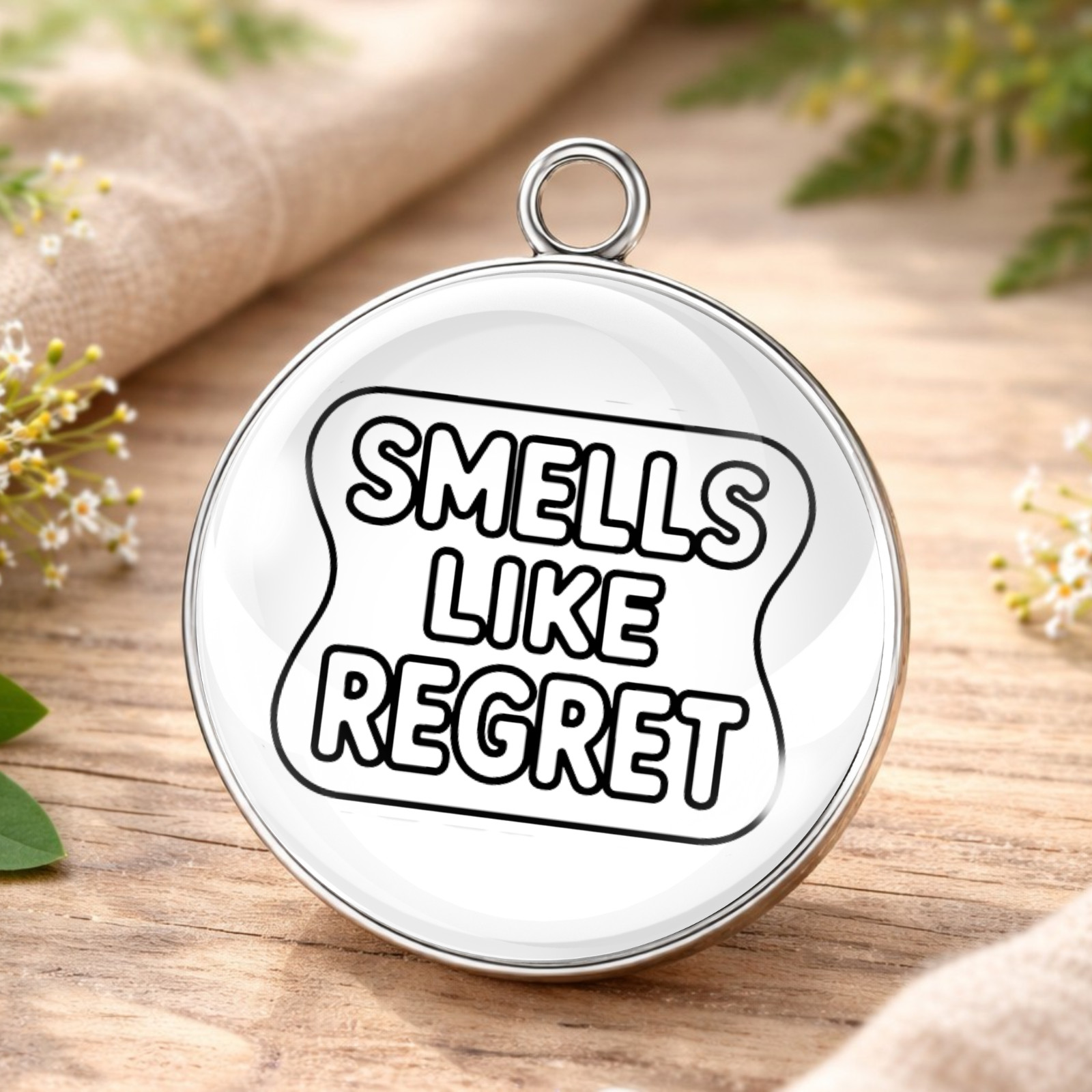 Crude & Rude Quote Charms – Funny Adult Glass Cabochon Charms | DIY Jewelry