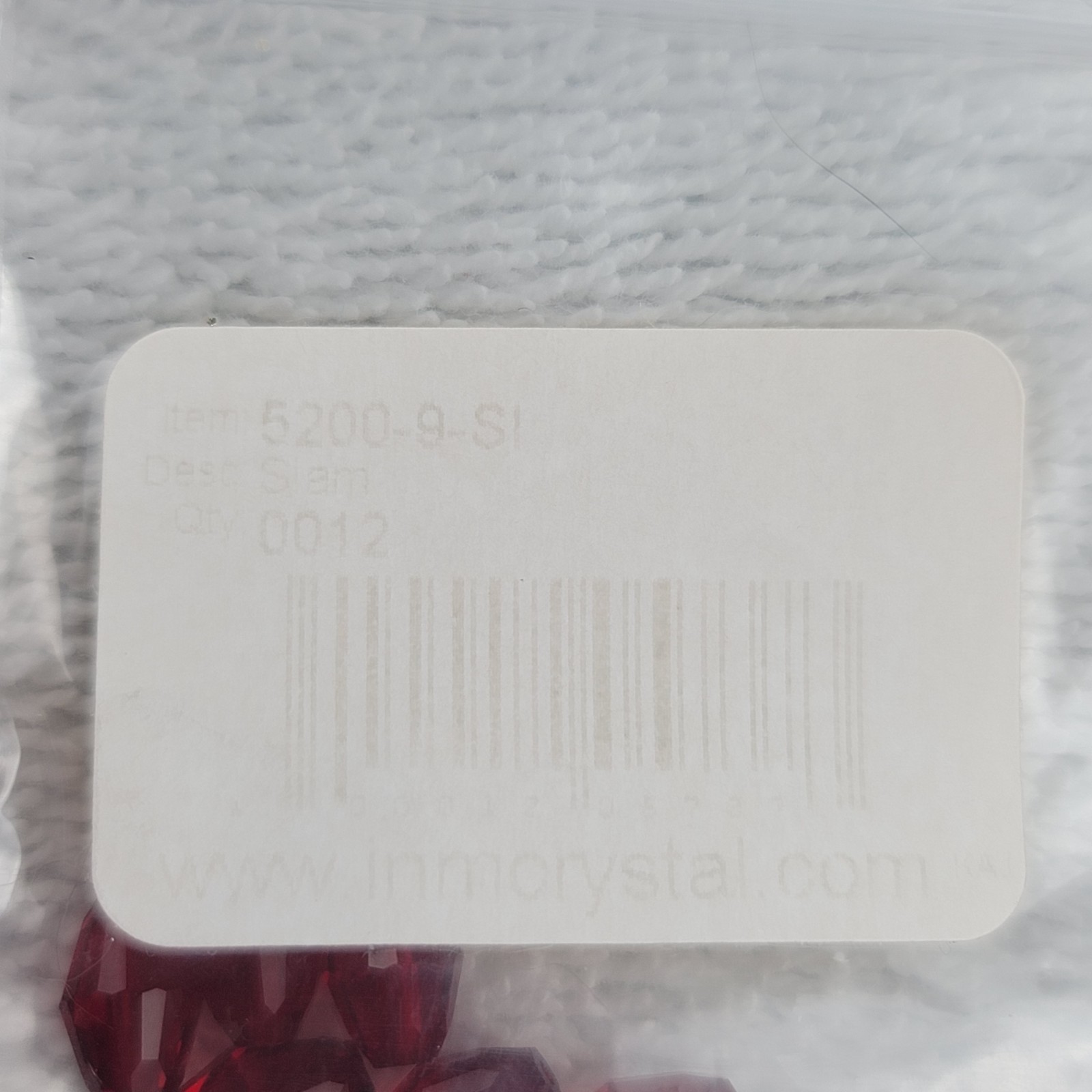Swarovski Crystal Bead Pendant Lot Pink Red Peach Burgundy Mixed Qty