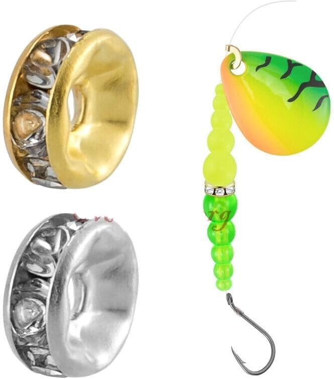 Lightweight High-Quality Fishing Beads – 100pc Colorful DIY Spinner Supplies