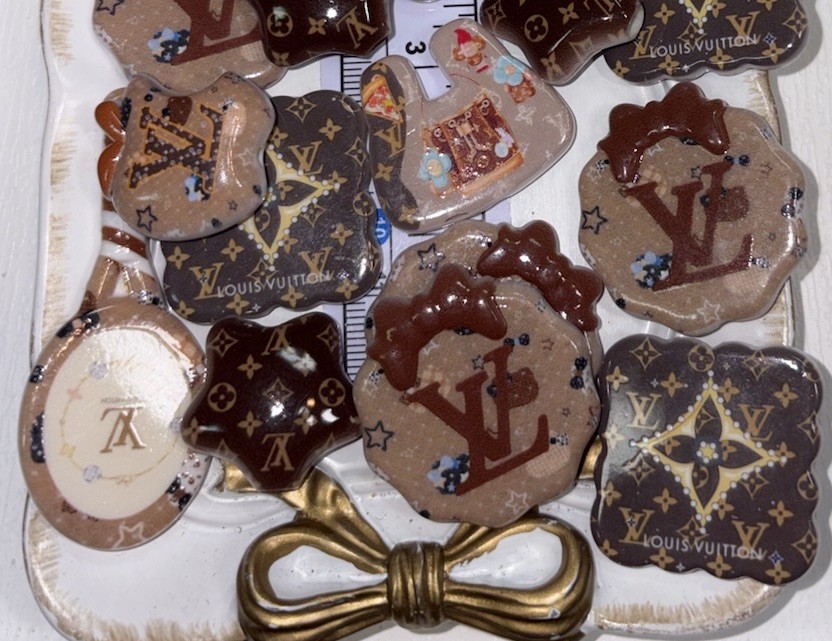 23 Monogram Puppy Luxury Focal Beads For Beadable Pens Keychains