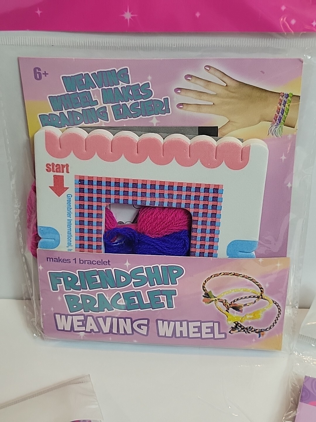 Friendship Bracelet Making Kit Lot DIY Arts and Crafts New Easy To Use i2