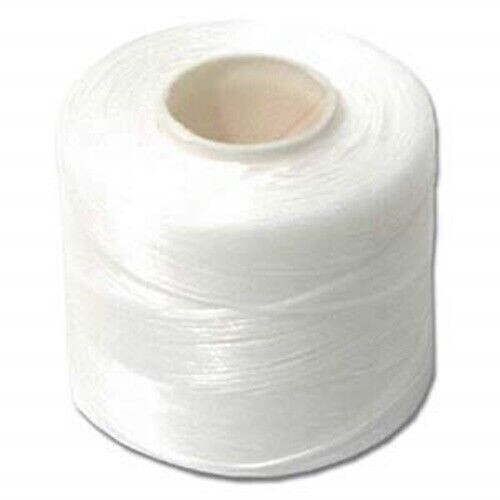 Nymo Nylon Beading Thread, Spool, Size D White, 250 Yards (750 feet)
