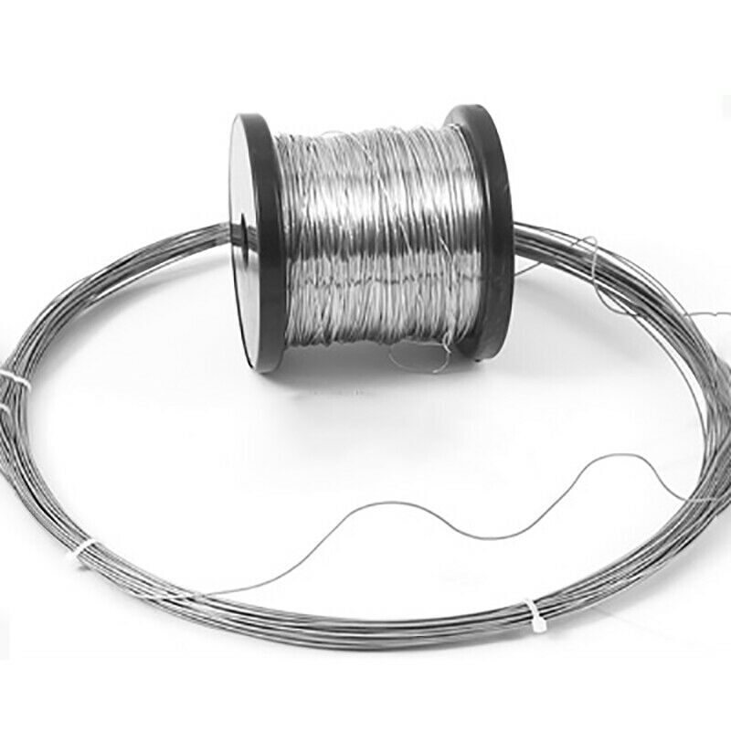 304 Stainless Steel Wire 0.1mm-3mm Single Soft/Hard Steel Wire Rustproof Durable