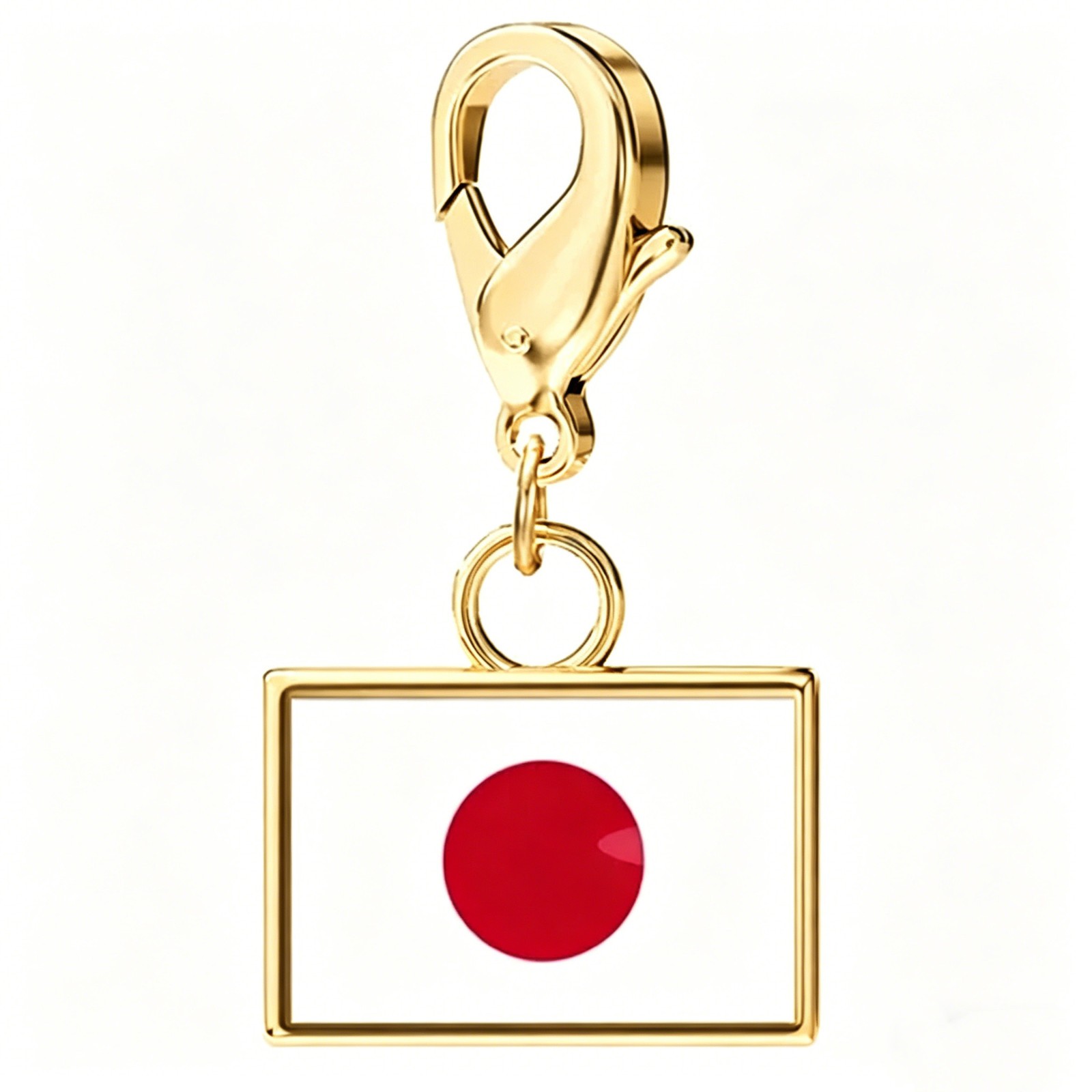 Stainless Steel DIY accessories Custom 6.6mm*10mm National Country Flags Charms
