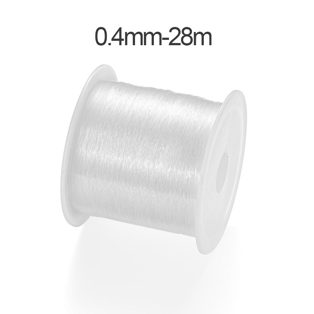 1pc 0.2-1mm Fishing Line for Beads Wire Clear Non-stretch Nylon String Beading C