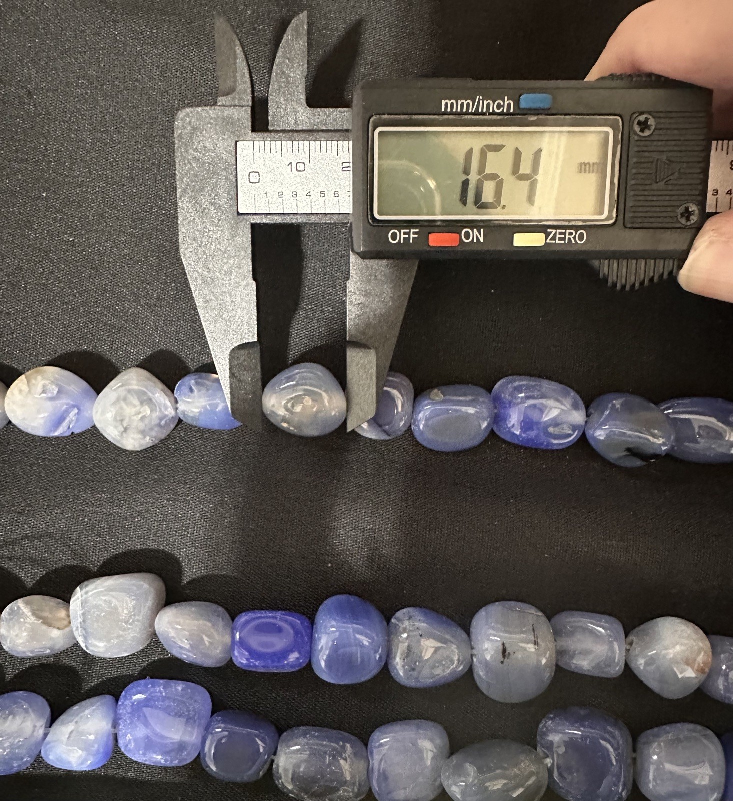 1.5 strands Blue Agate Freeform Nugget Beads Fire Mountain Gems ￼jewelry making
