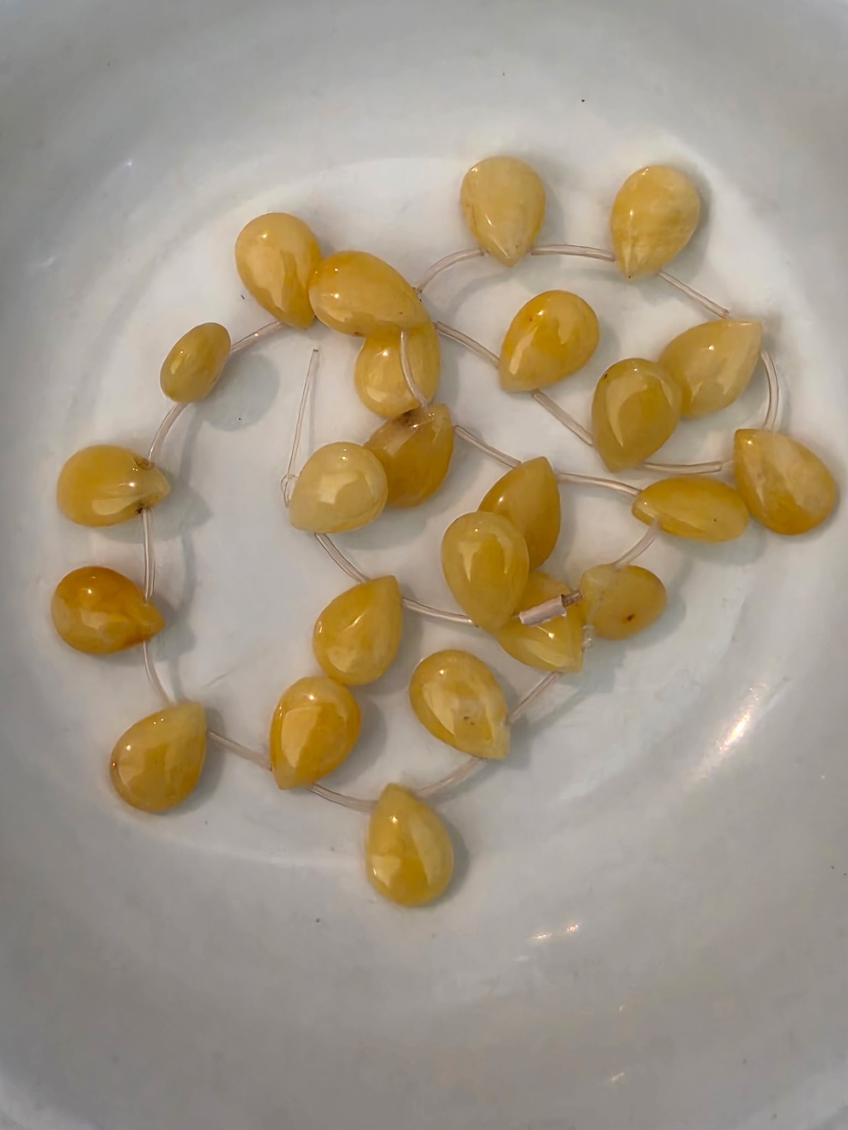 Beautiful Yellow Dyed JadeBeads Approx 15 MM (A5)