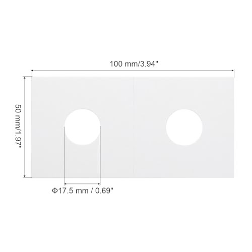 2×2 Coin Flips, 250 Pack Cardboard Coin Holder Paper Coin Holders for 17.5mm