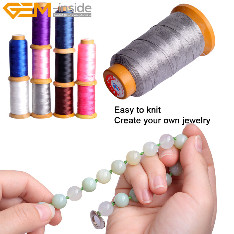 30 Meters Nylon Beading Cord Knotting Jewelry Making 210D Sewing Thread 0.6mm