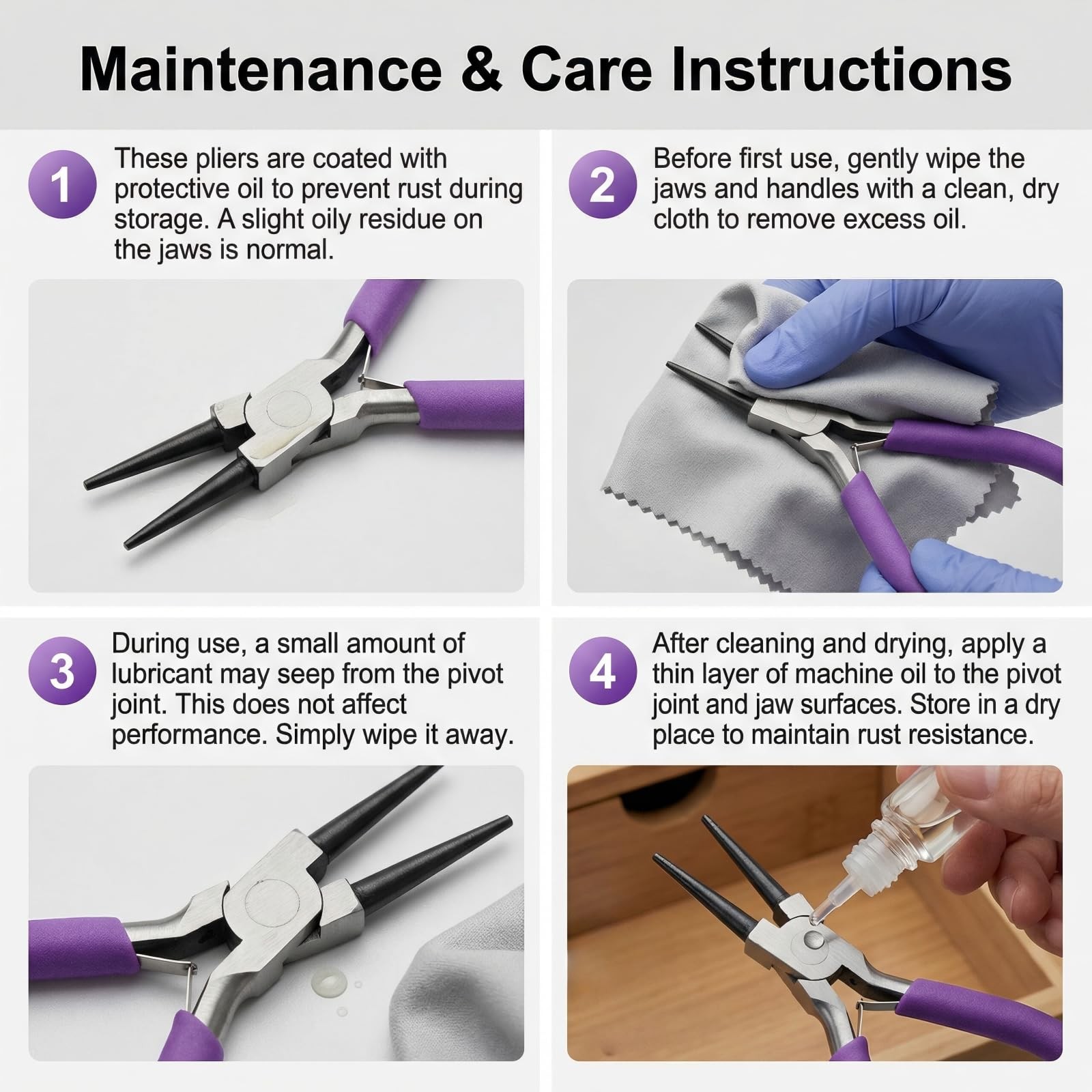 4pcs Mini Jewelry Pliers Tools Set for Jewelry Making & Repair Supplies – Fla…
