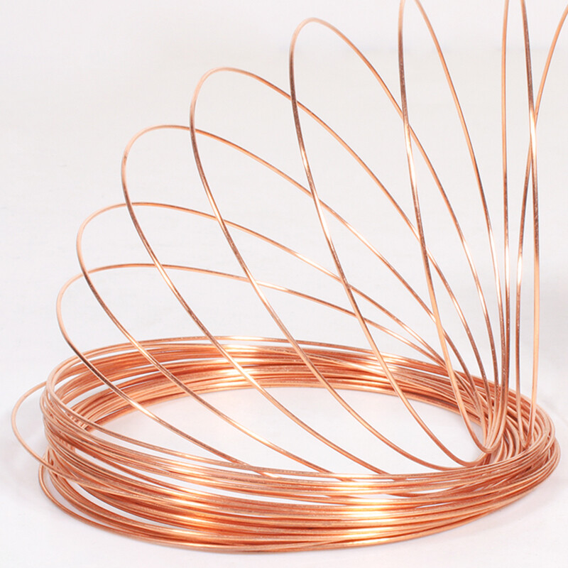 Ø 0.2mm-5mm T2 Copper Wire Round Solid Bare Craft Soft Jewellery Sculpture Wires