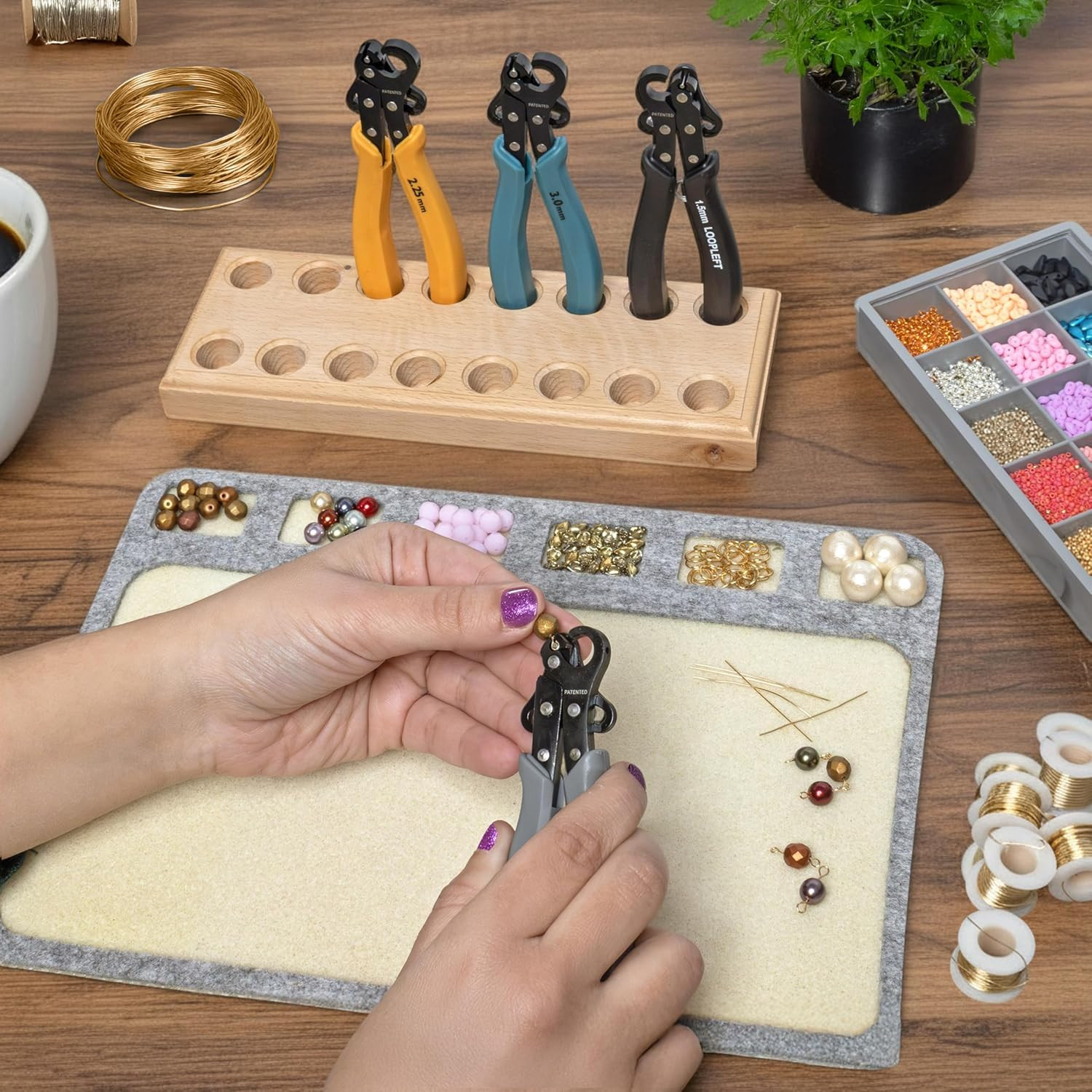 Original One Step Looper – Create and Trim Consistent 1.5 Mm Loops for Jewelry M