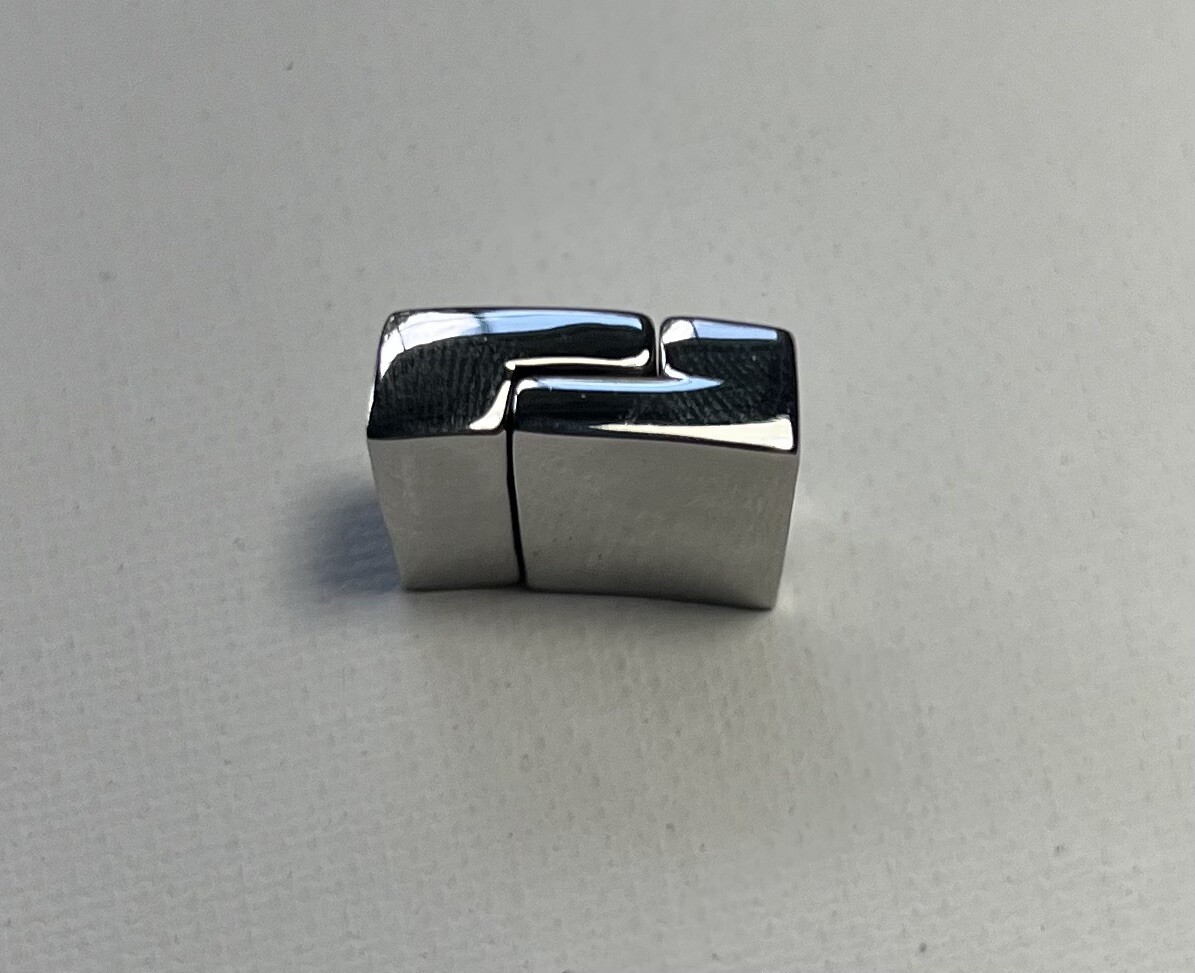 5PCS Wide Magnetic Bracelet Clasp Stainless Steel Ships From USA!