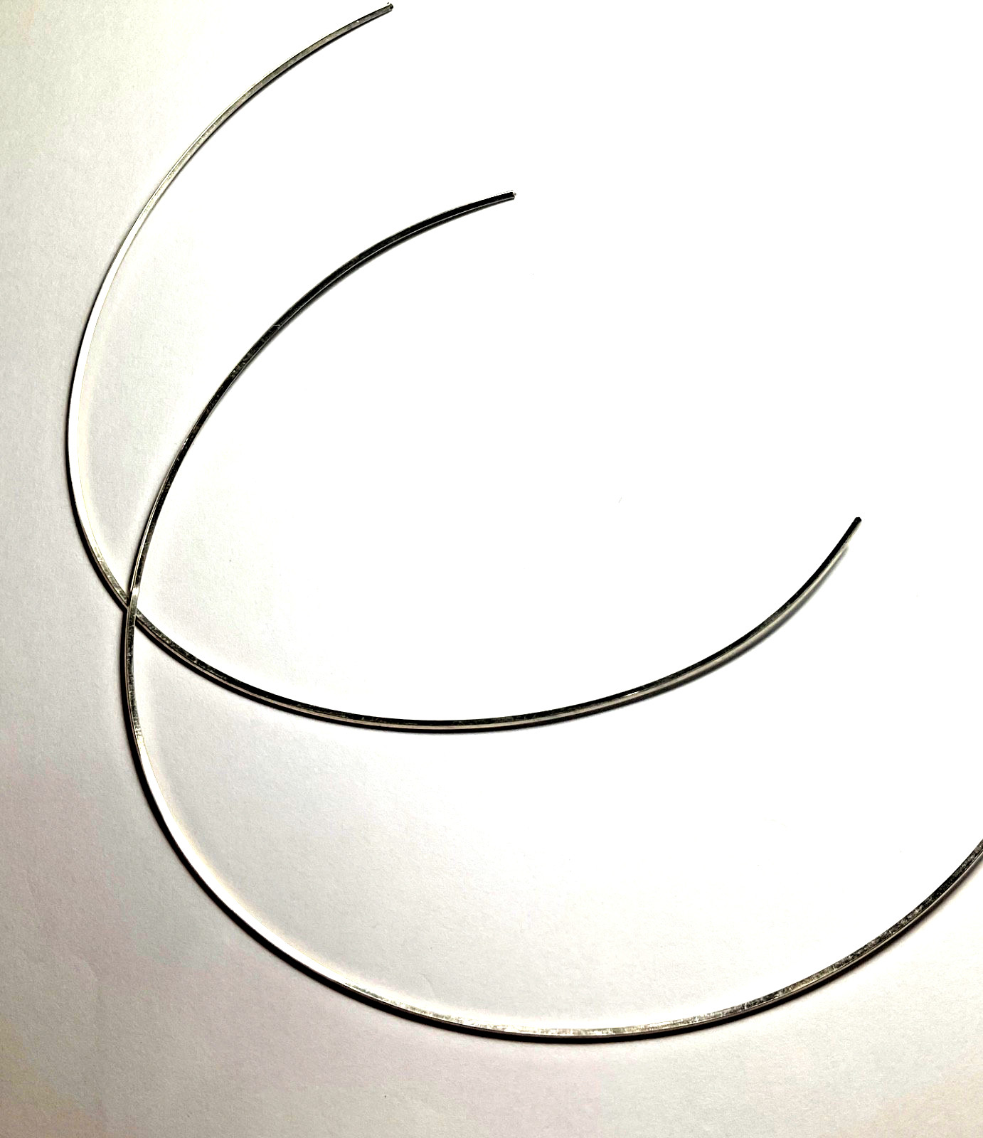 940 Argentium Sterling Silver Wire- Square- Half Hard- 16 Gauge- 1 ft