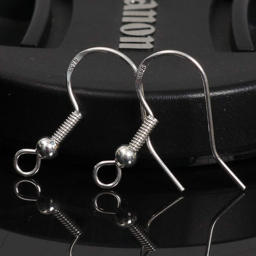 925 Sterling Silver Earring Hooks For Jewelry Making Supplies Kit 100Pcs&50pairs