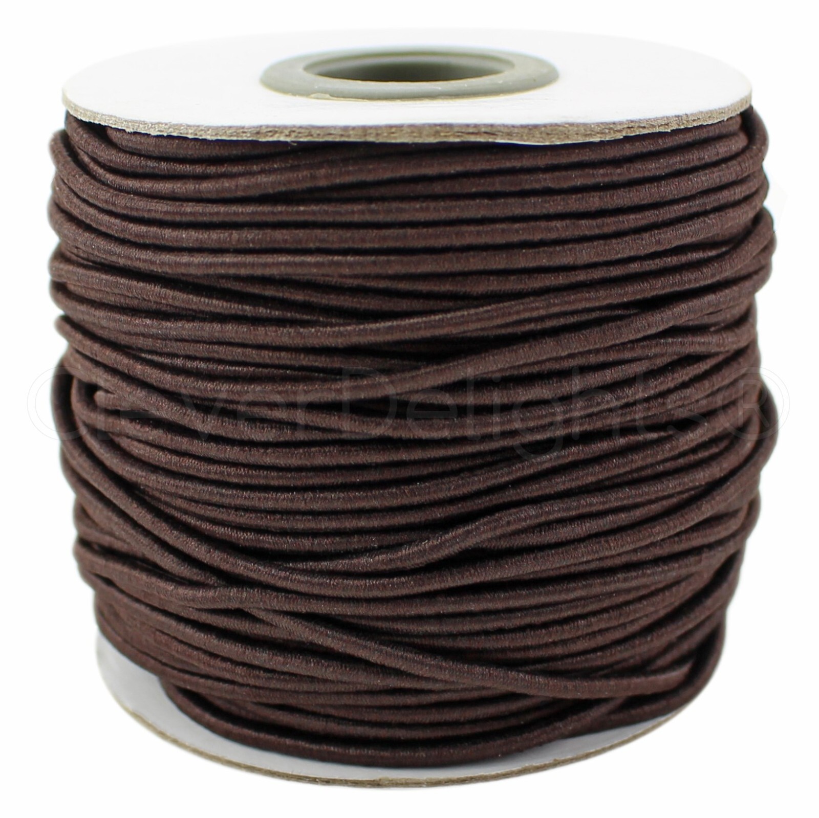 2mm Brown Elastic Cord – 30 Feet – 2mm (1/16 Inch) Round Craft Stretch Cord