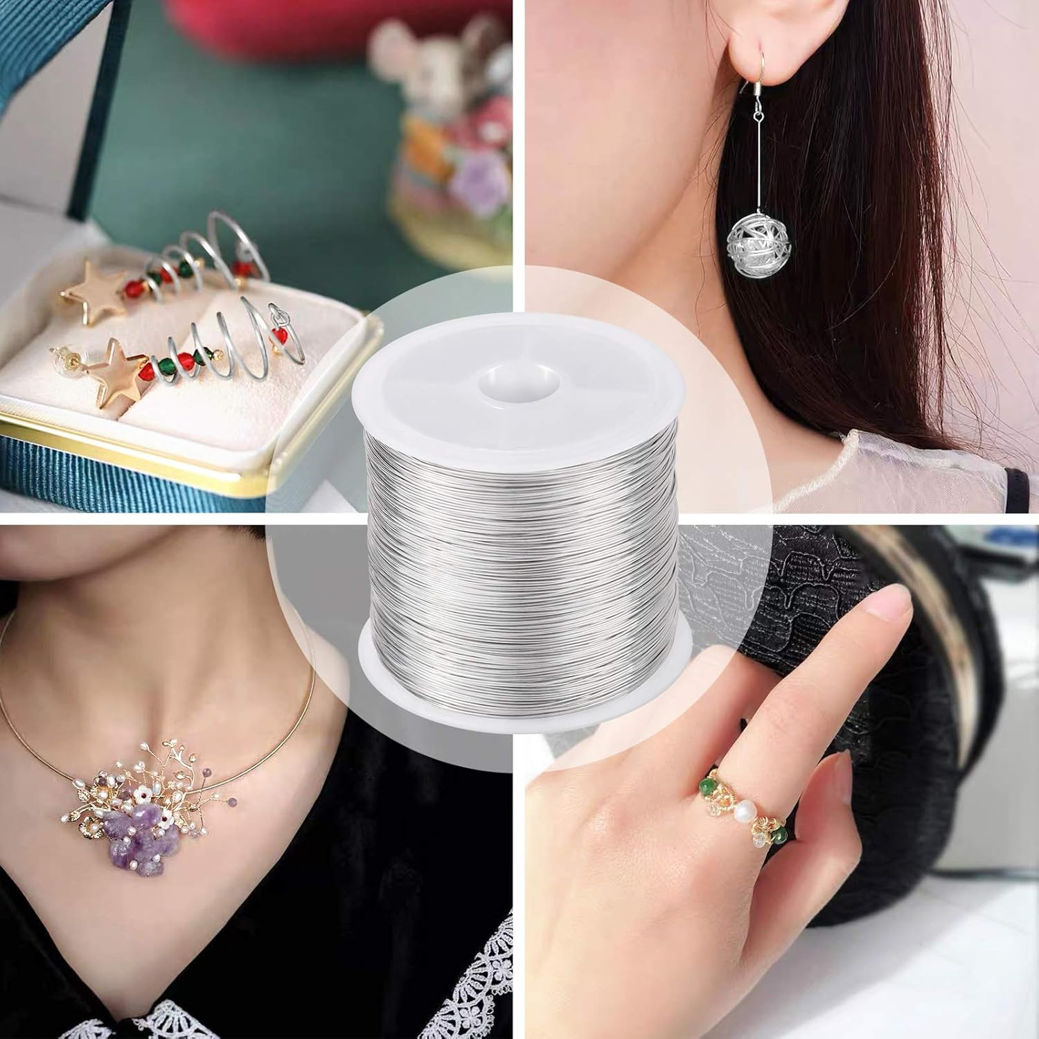 328Ft Jewelry Wire – 26 Gauge Tarnish Resistant Copper Beading Wire