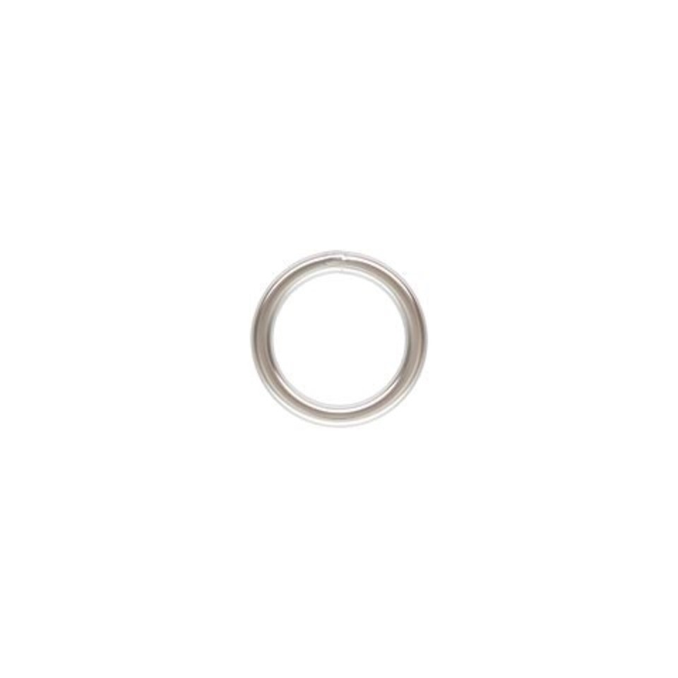 5pcs 925 Sterling Silver Closed Heavy Jump Rings 8mm 18ga for DIY Jewelry Making