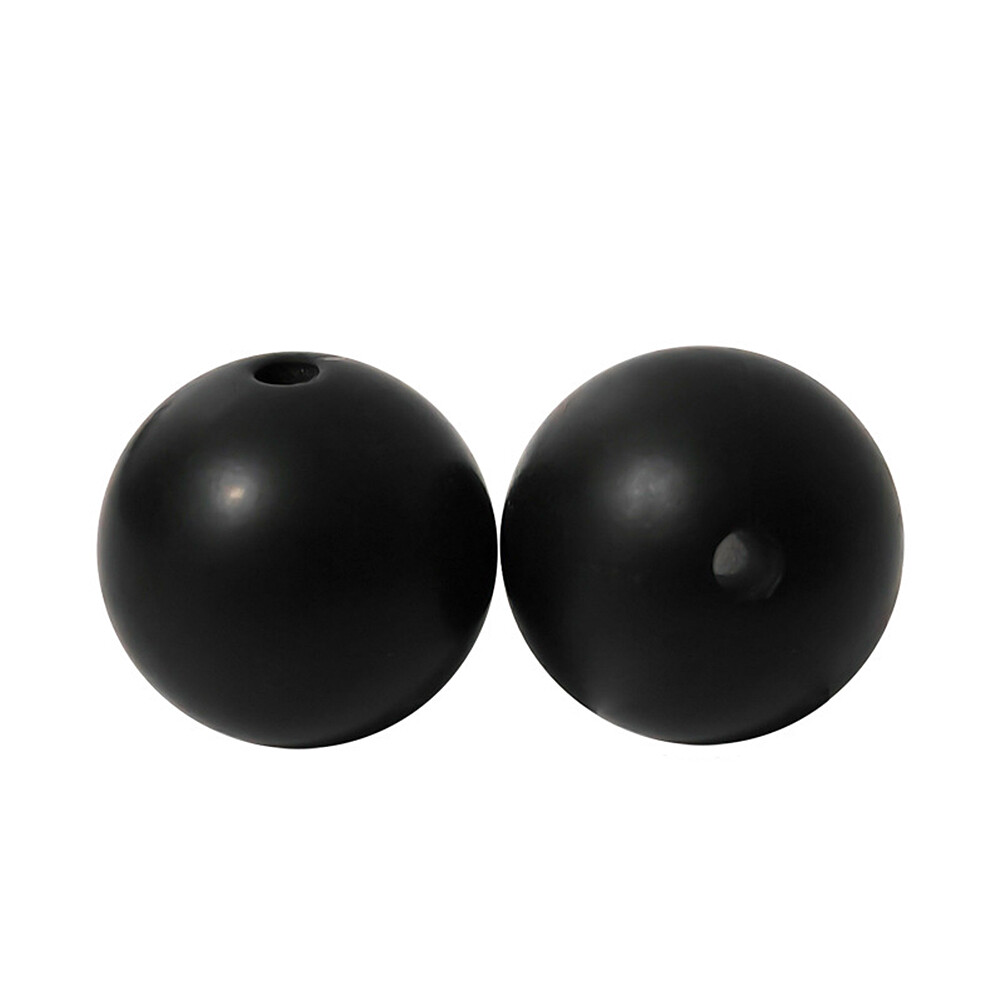 2 Pack 15mm Silicone Bead Round