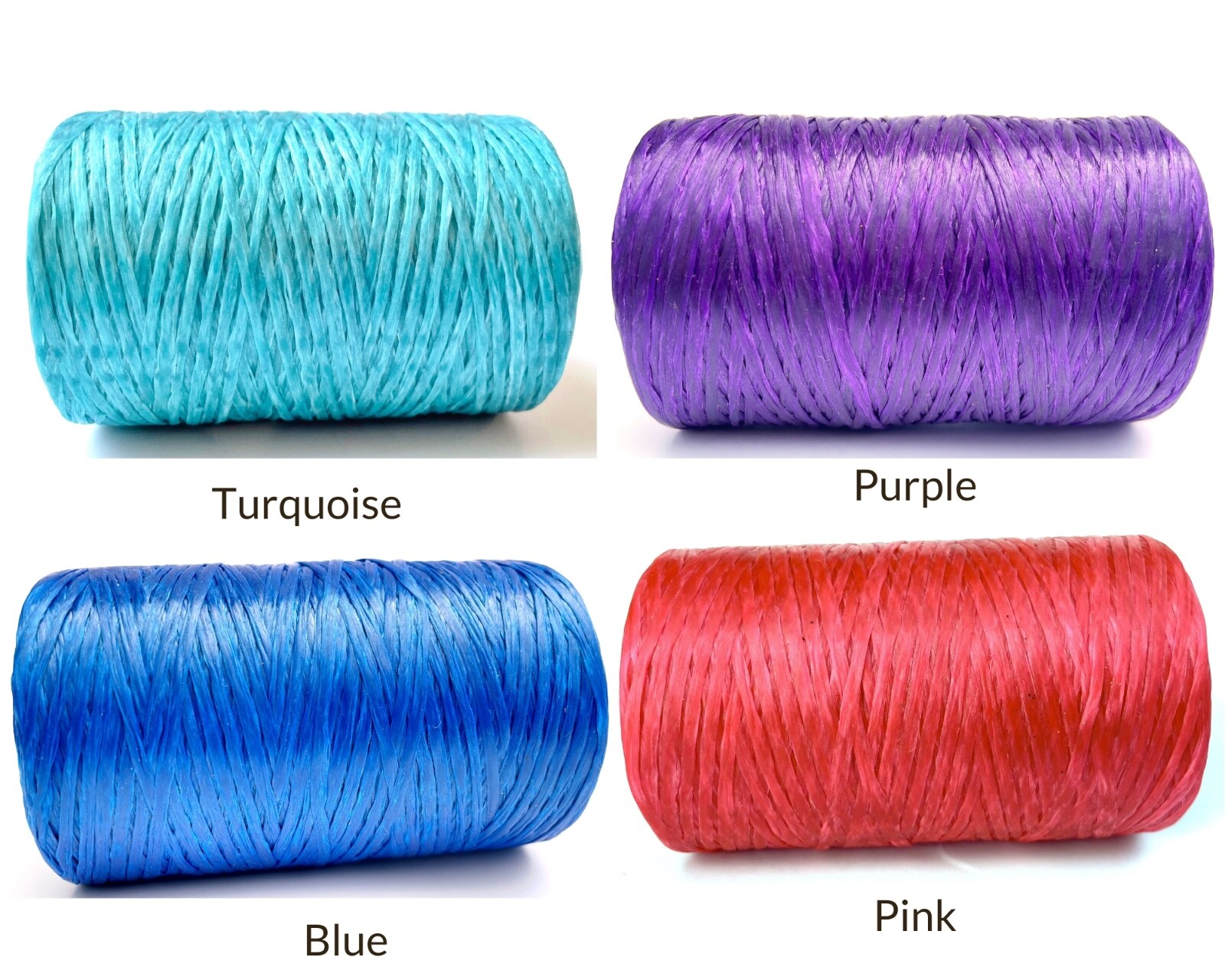 Kulay Artificial Sinew Waxed Flat Polyester Thread, 4 spools, 1,200 yards total