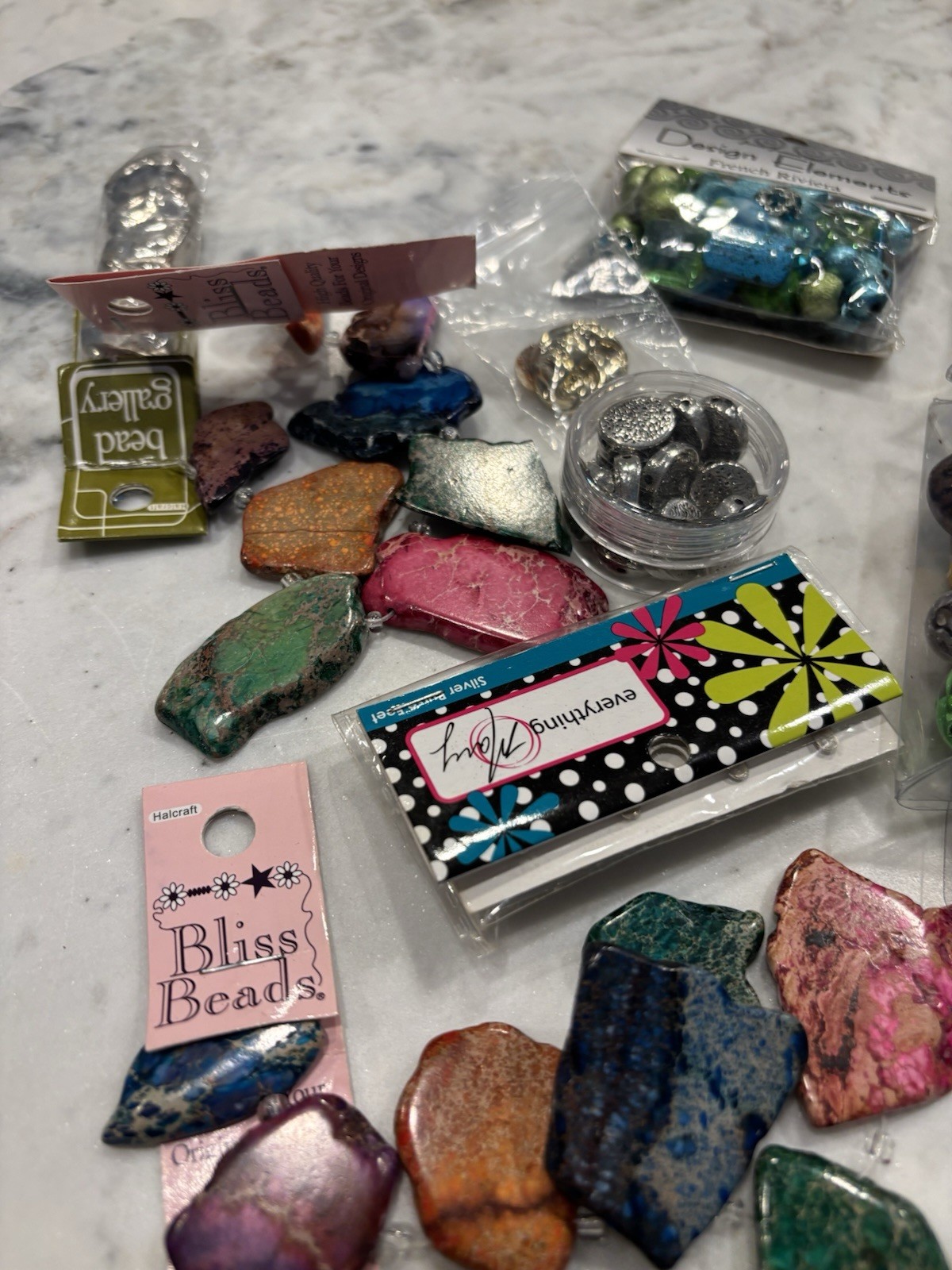 Bliss Beads, Bead Gallery Multicolor Loose Beads, Round Irregular, Glossy