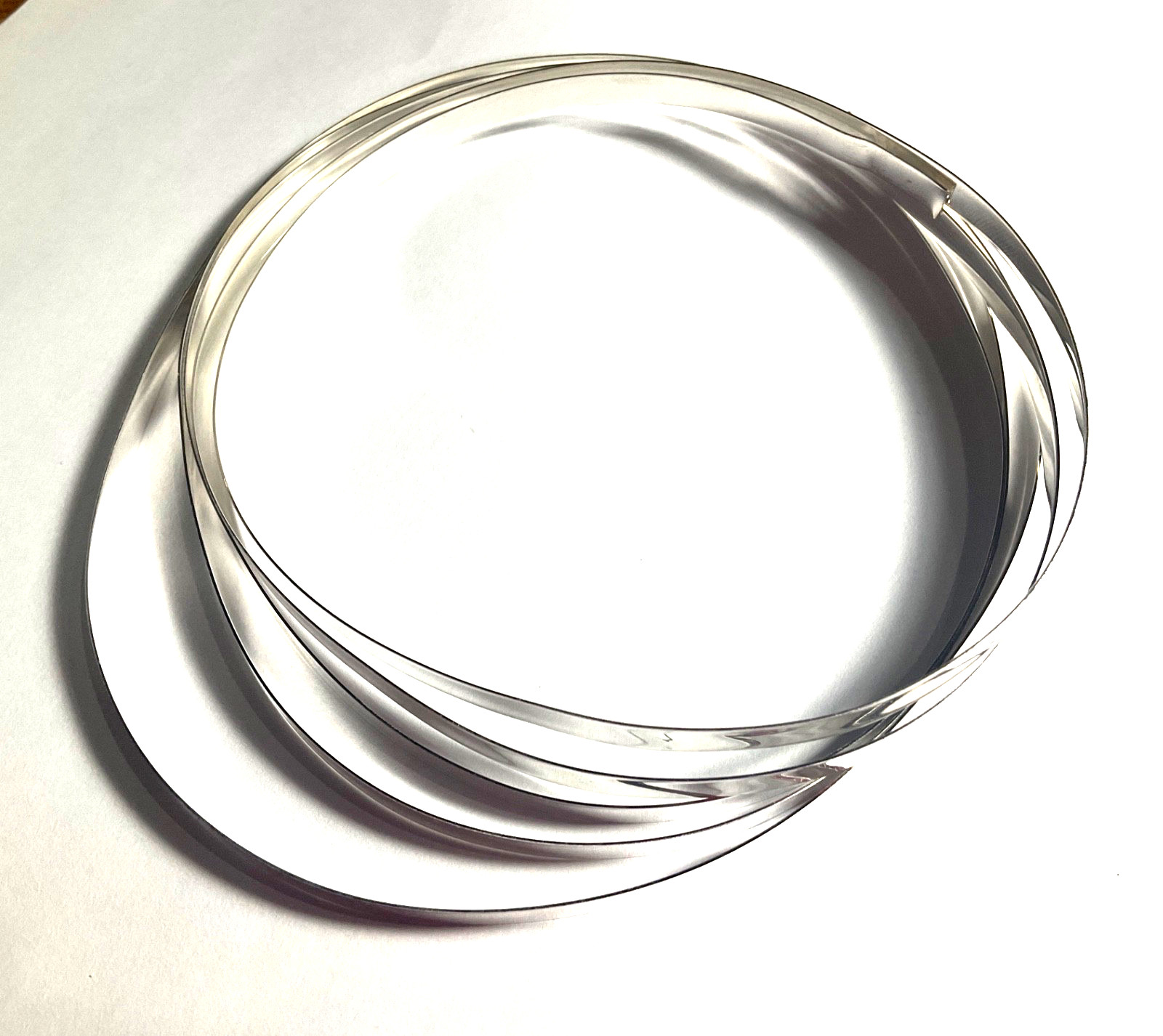999 Fine Silver Wire- Bezel- 28 Gauge- 5 ft Flat Strip- 3/16”