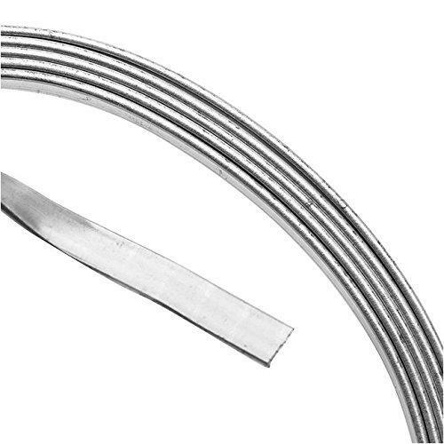 Artistic Wire Beadalon 21-Gauge Jewelry Flat Wire, 3-Feet, Tarnish Resistant