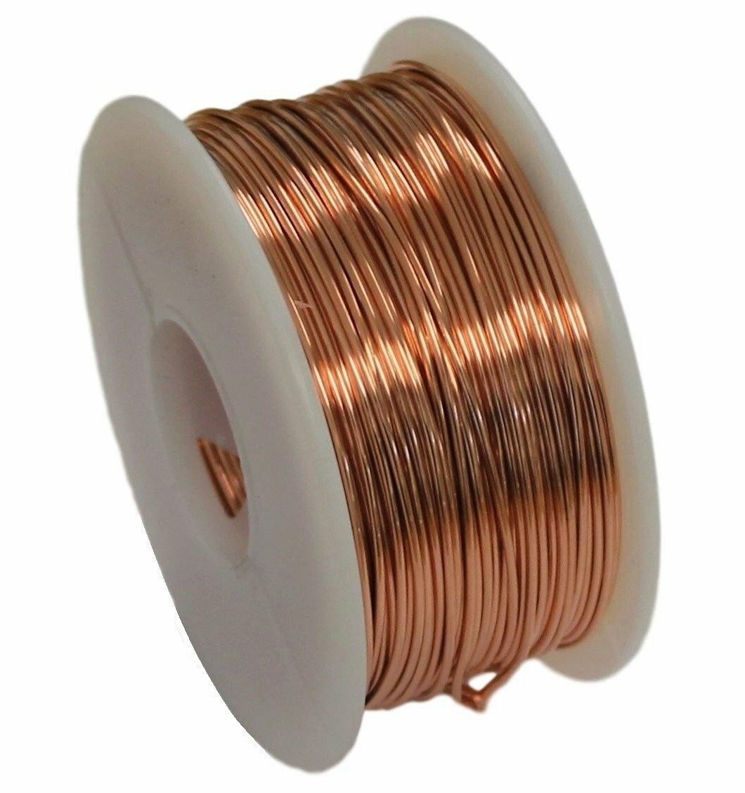 T2 Pure Copper Round Wire 0.2mm to 5mm Dia Solid Bare VARIOUS LENGTHS AVAILABLE